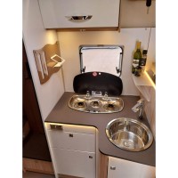 Bürstner Delfin 726 T 2x airco + tv + fietsdrg. Foto #12