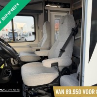 Dethleffs Pulse I6811 EB Lage Enkele Bedden Hefbed Luifel Omvormer Trekhaak Foto #28