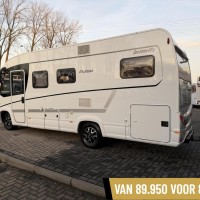 Dethleffs Pulse I6811 EB Lage Enkele Bedden Hefbed Luifel Omvormer Trekhaak Foto #31