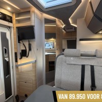 Dethleffs Pulse I6811 EB Lage Enkele Bedden Hefbed Luifel Omvormer Trekhaak Foto #2