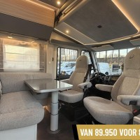 Dethleffs Pulse I6811 EB Lage Enkele Bedden Hefbed Luifel Omvormer Trekhaak Foto #4