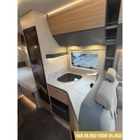 Dethleffs Pulse I6811 EB Lage Enkele Bedden Hefbed Luifel Omvormer Trekhaak Foto #9