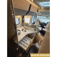 Dethleffs Pulse I6811 EB Lage Enkele Bedden Hefbed Luifel Omvormer Trekhaak Foto #12