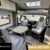 Hobby V65 GE Optima Ontour Enkele Bedden Fietsenrek Luifel Schotel Foto #1