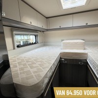 Hobby V65 GE Optima Ontour Enkele Bedden Fietsenrek Luifel Schotel Foto #10