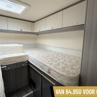 Hobby V65 GE Optima Ontour Enkele Bedden Fietsenrek Luifel Schotel Foto #11