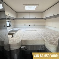 Hobby V65 GE Optima Ontour Enkele Bedden Fietsenrek Luifel Schotel Foto #12