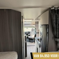 Hobby V65 GE Optima Ontour Enkele Bedden Fietsenrek Luifel Schotel Foto #13