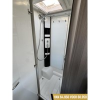 Hobby V65 GE Optima Ontour Enkele Bedden Fietsenrek Luifel Schotel Foto #15