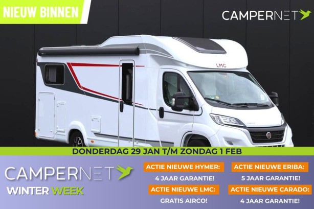 Lmc Tourer Lift H660 140pk 2.3 Multijet | Lengtebedden | Thule fietsendrager | Elektrisch hefbed | Thule luifel | Panoramadak |