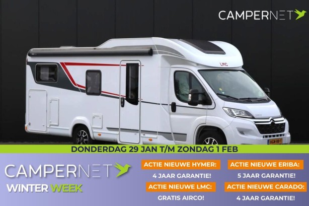 Lmc Lift H730 G 140pk | Elektrisch hefbed | Thule fietsendrager | Gescheiden douche | Lengtebedden | Thule luifel | Ruime indeling |