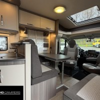 Hobby Optima Ontour  T 70 E Enkele Bedden Grote Badkamer Luifel Foto #1