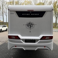 Hobby Optima Ontour  T 70 E Enkele Bedden Grote Badkamer Luifel Foto #7