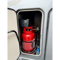 Hymer B580 MC Automaat Enkele Bedden Hefbed XXL Garage Silverline Foto #32