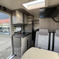 Hobby V65 GE Optima Ontour Enkele Bedden Fietsenrek Luifel Schotel Foto #5