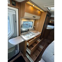 Knaus 650 MEG Platinum Automaat Enkele Bedden Zonnepaneel Luifel Foto #12