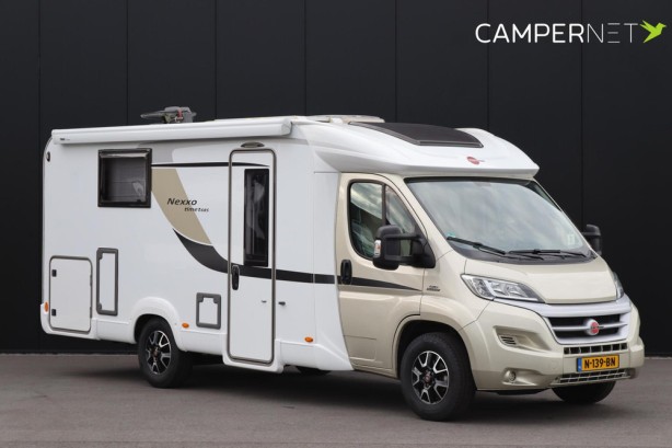 Bürstner Nexxo Time T685 130pk Multijet | Queensbed | Fietsendrager | Gescheiden douche | Maxxfan | Achteruitrijcamera | Luifel |