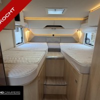 Hymer B580 MC 177PK Enkele Bedden 2X Airco Zonnepanelen Trekhaak Bearlock Foto #2