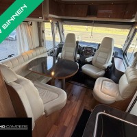 Hymer B 674 SL Automaat Enkele Bedden E&amp;P Level Boven kasten Foto #12