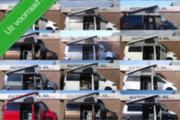 9 X Volkswagen Transporter Buscampers INBOUW NIEUW! diverse uitvoeringen en bouwjaren prijzen vanaf 45.950,-