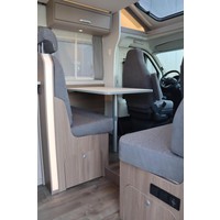 Carado T448 140pk Automaat | Pro + pakket | Hefbed | Nieuw uit voorraad leverbaar | Luifel | Lengtebedden | Grote garage | Panoramaraam boven cabine | Foto #23