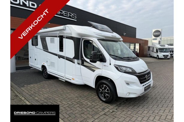 Knaus 700MEG Platinum 9T-Automaat Enkele Bedden Lithium Zonnepaneel Omvormer