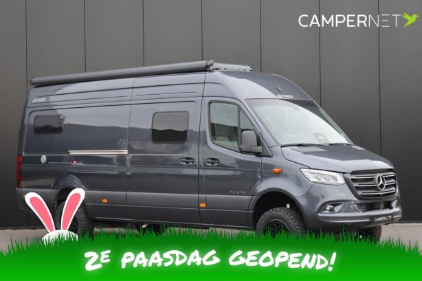 Hymer Grand Canyon S 700 190pk Automaat 4x4 | 6.97m | Lengtebedden | Uitrustingslijn Premium | Lithium pakket | Diesel verwarming | Nieuw uit voorraad leverbaar |