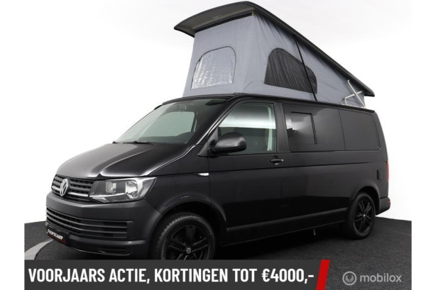 Volkswagen Transporter Buscamper 2.0TDi 102Pk Euro-6 Inbouw nieuw California- look | 4-slaapplaatsen | Slaaphefdak | NIEUWSTAAT