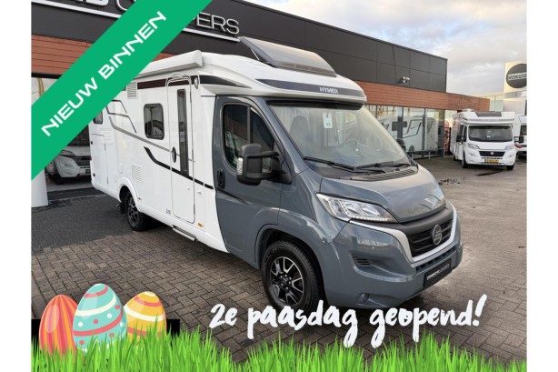 Hymer EXSIS-T 580 Enkele Bedden Luifel Fietsenrek Duo Control