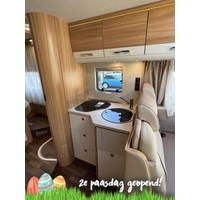 Dethleffs Advantage 7051 DBM Queensbed Hefbed Maxxfan Zonnepaneel Bearlock Foto #11