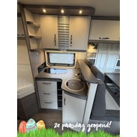 Hobby Optima Ontour  T 70 E Enkele Bedden Grote Badkamer Luifel Foto #13