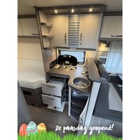 Hobby Optima Ontour  T 70 E Enkele Bedden Grote Badkamer Luifel Foto #14