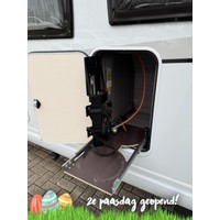 Hobby Optima Ontour  T 70 E Enkele Bedden Grote Badkamer Luifel Foto #26