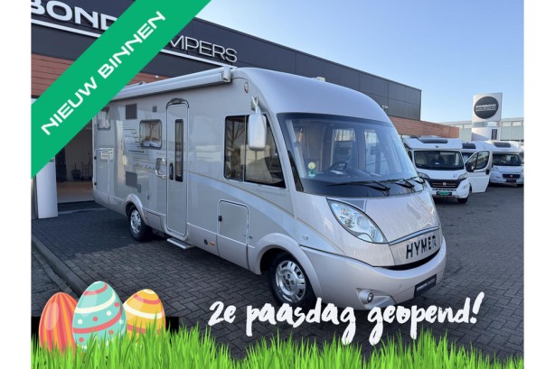 Hymer B 674 SL Automaat Enkele Bedden E&amp;amp;P Level Boven kasten