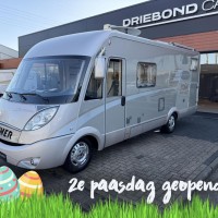 Hymer B 674 SL Automaat Enkele Bedden E&amp;P Level Boven kasten Foto #4