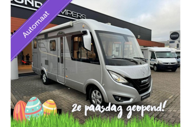 Hymer B580 MC Automaat Enkele Bedden Hefbed XXL Garage Silverline