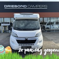 Hobby V65 GE Optima Ontour Enkele Bedden Fietsenrek Luifel Schotel Foto #3