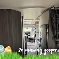 Hobby V65 GE Optima Ontour Enkele Bedden Fietsenrek Luifel Schotel Foto #13