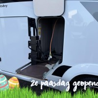 Hobby V65 GE Optima Ontour Enkele Bedden Fietsenrek Luifel Schotel Foto #16