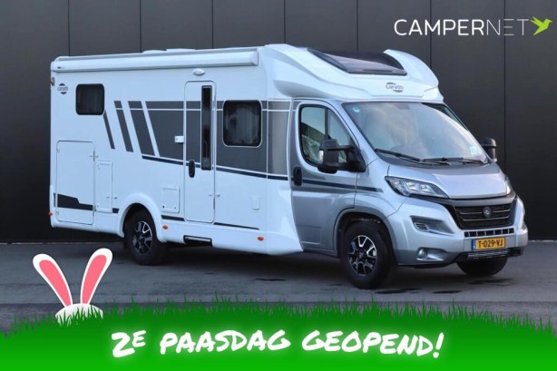 Carado T448 Pro+ 140pk Fiat | 1e Eigenaar | Origneel NL | Lengtebedden | Hefbed | Ruime indeling | Bearlock | Lift Fietsendrager |
