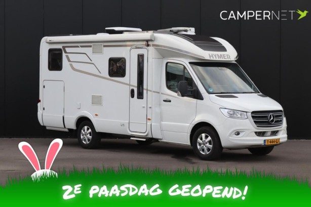Hymer B580MC 177pk Automaat | Lengtebedden | LPG installatie | Dakairco | Zonnepanelen | Hymer SLC Chassis | Fietsenhouder | Bearlock | Adaptive Cruise | 2e huishoudaccu|