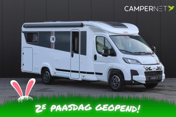 LMC Tourer T660G 70 Jaar Editie 140pk Automaat | Grote garage| Lengtebedden | Luifel | 9" Zenec Multimedia |