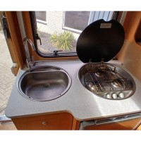 Hymer TEILINTEGRIERT HV 522..  2006 dwarsbed Foto #5