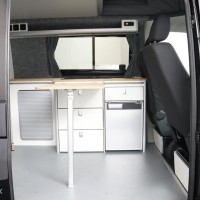 Volkswagen Transporter Buscamper 2.0TDI 140Pk Lang California-look | 4-zitpl./4-slaapplaatsen | Slaaphefdak |NW.STAAT Foto #55