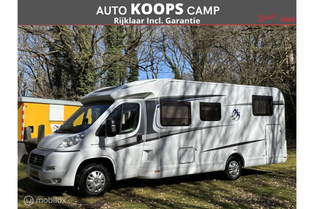 Knaus Sky Ti 700 MEG Fiat 2.3 130pk Euro 5 | Enkele-bedden | Aparte Douche/ wc | Garage | Fietsendrager | 85dkm | TOPSTAAT