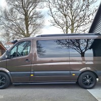 Mercedes Sprinter 316 2.2 CDI Automaat. Camper 6 persoons, Slaap-Hef-dak, Luifel, Fietsendrager, Airco, Luchtvering stoelen. Foto #8