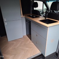 Mercedes Sprinter 316 2.2 CDI Automaat. Camper 6 persoons, Slaap-Hef-dak, Luifel, Fietsendrager, Airco, Luchtvering stoelen. Foto #33