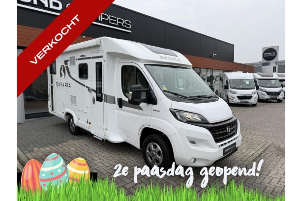 Bavaria T650 GJ Automaat Enkele Bedden Zonnepaneel Lpg Lift Fietsenrek