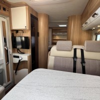 Dethleffs Advantage 7051 DBM Queensbed Hefbed Maxxfan Zonnepaneel Bearlock Foto #8