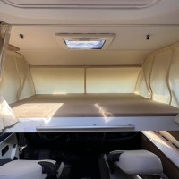 Dethleffs Advantage 7051 DBM Queensbed Hefbed Maxxfan Zonnepaneel Bearlock Foto #19